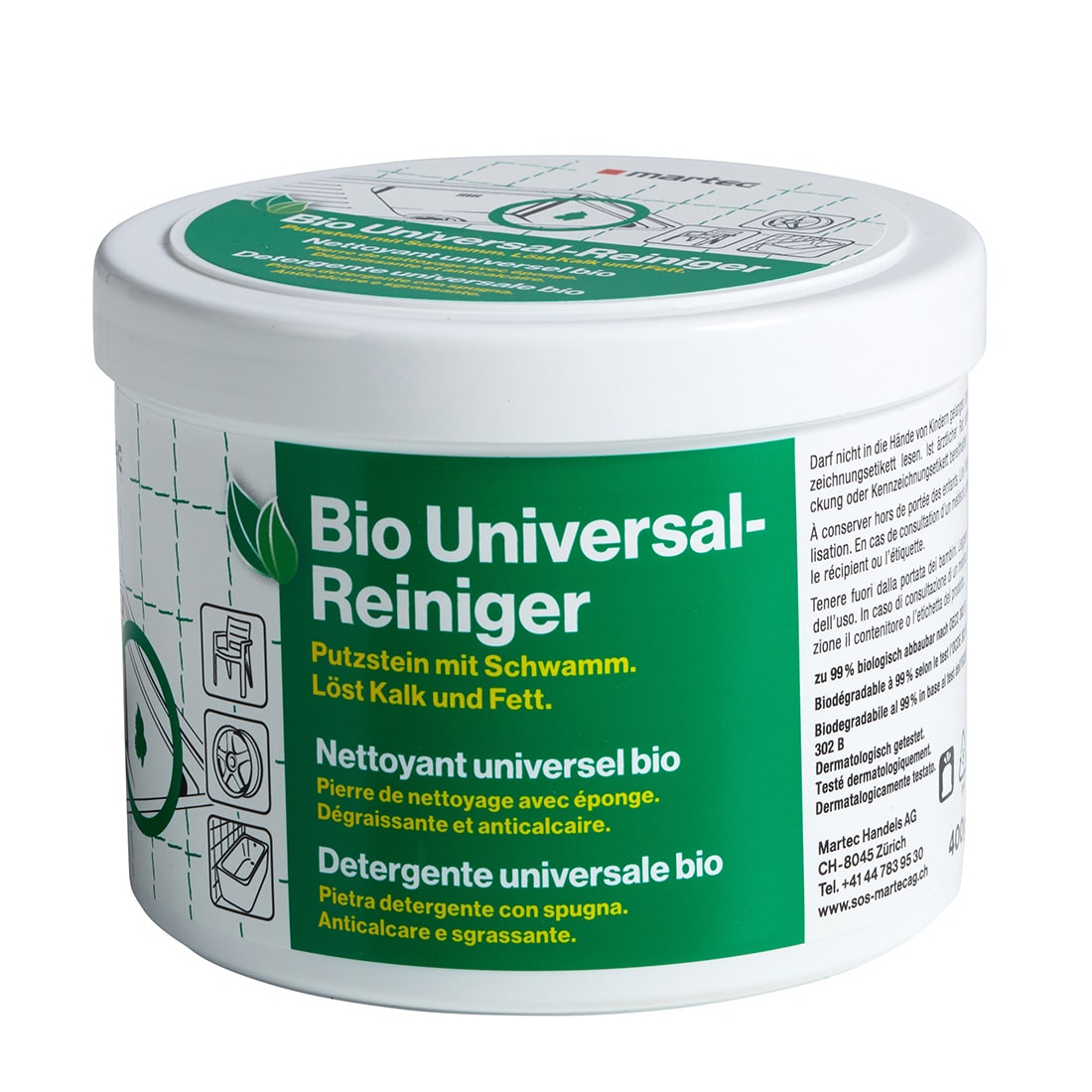 Organic cleaning stone (bio) Universal cleaning, polishing & care product