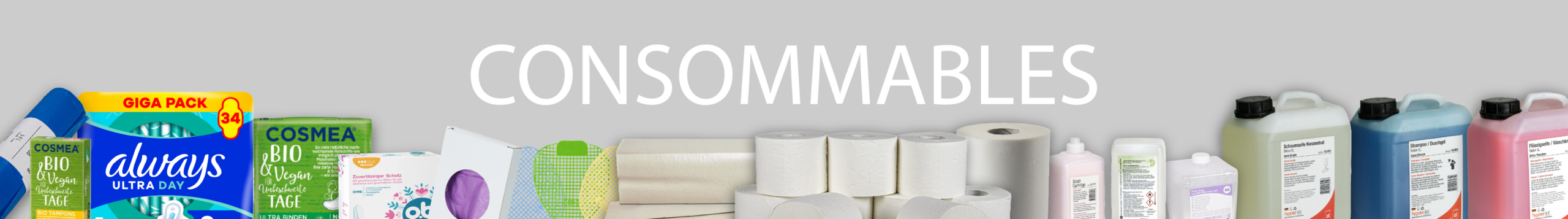 Verbrauchsmaterial Banner FR